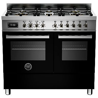 Bertazzoni Professional Series 100cm Dual Fuel Range Cooker Black